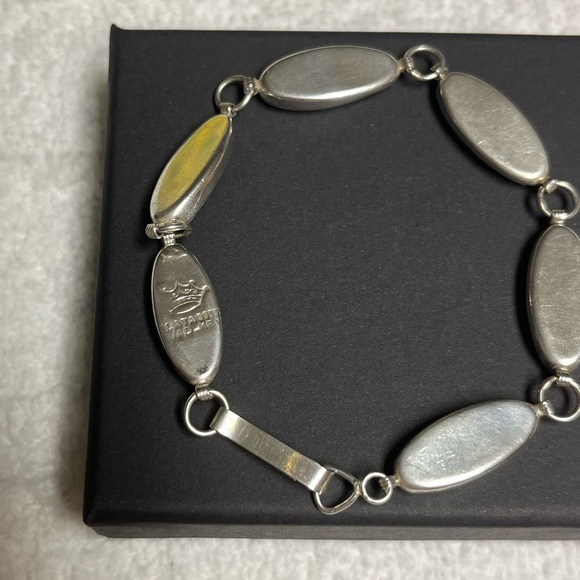 Gorgeous sterling silver stone bracelet - Picture 4 of 5
